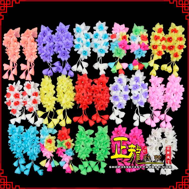 黄梅小姐鬓花头饰小花头花 好六朵