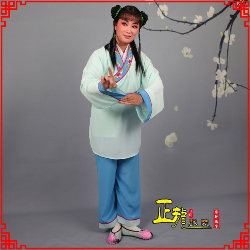 黄梅歌仔戏童生小孩影视银心四九服 书童衣